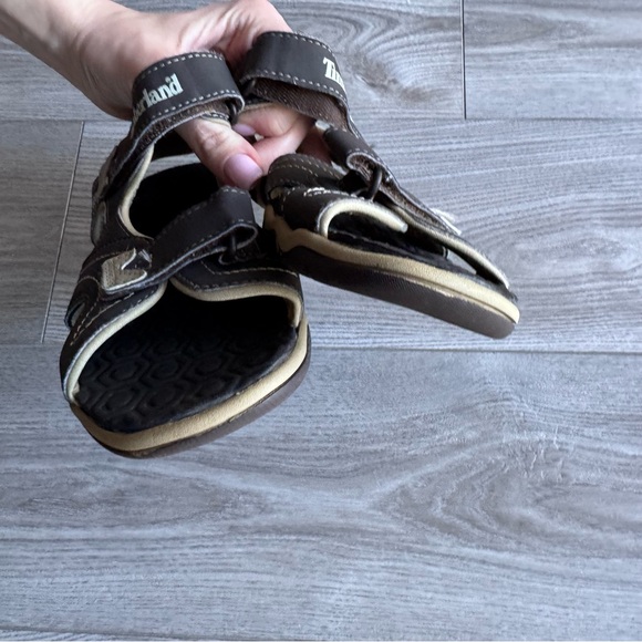 Timberland Kids Sandals - Dark Brown and Tan - Picture 6 of 7